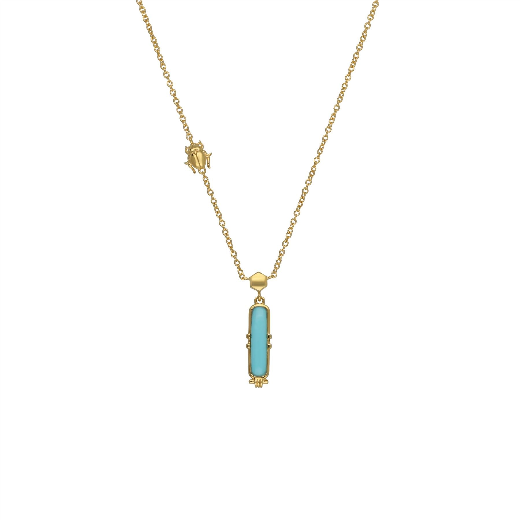 Collier ECFEW™ 'The Ruler' Talisman avec Turquoise