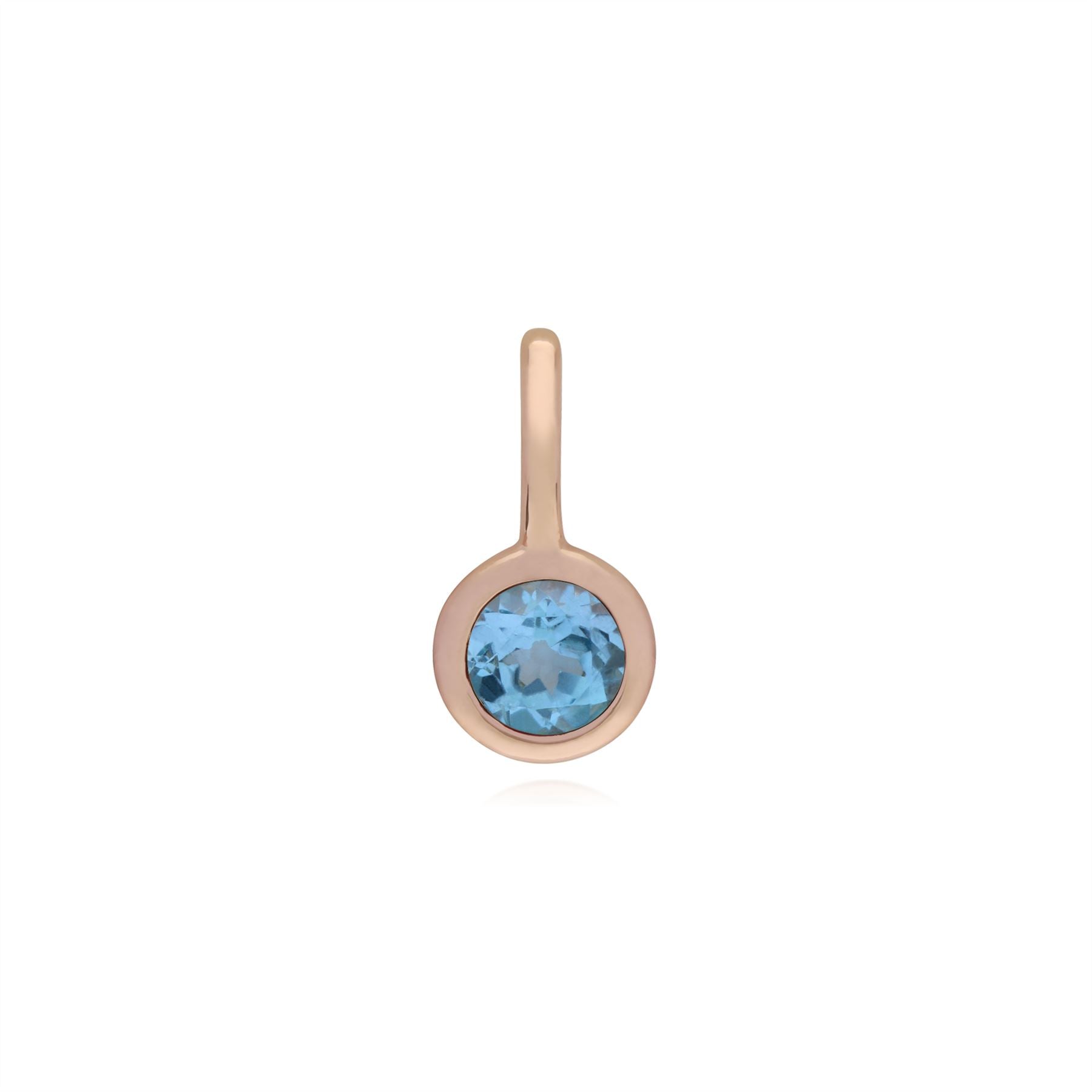 Charms Classique Argent 925 Topaze Bleu