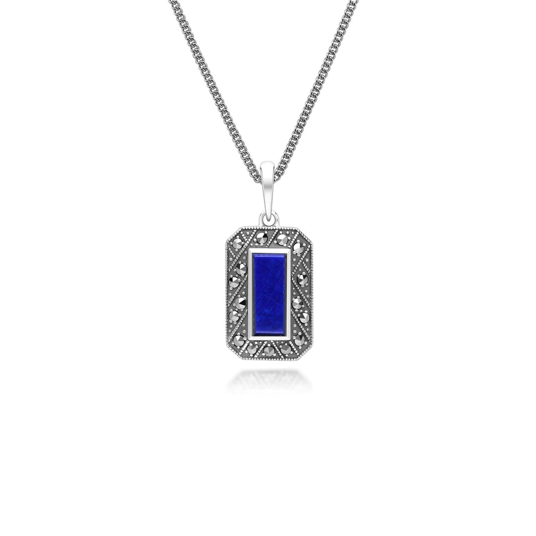 Colliers Et Pendentifs Fantaisie En Argent Sterling Lapis Lazuli