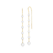 Gemondo Boucles d'Oreilles Pendantes Asymétriques ECFEW™ 'The Unifier' Perles