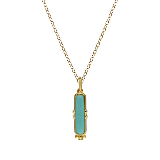 Pendentif ECFEW™ 'The Ruler' Talisman avec Turquoise