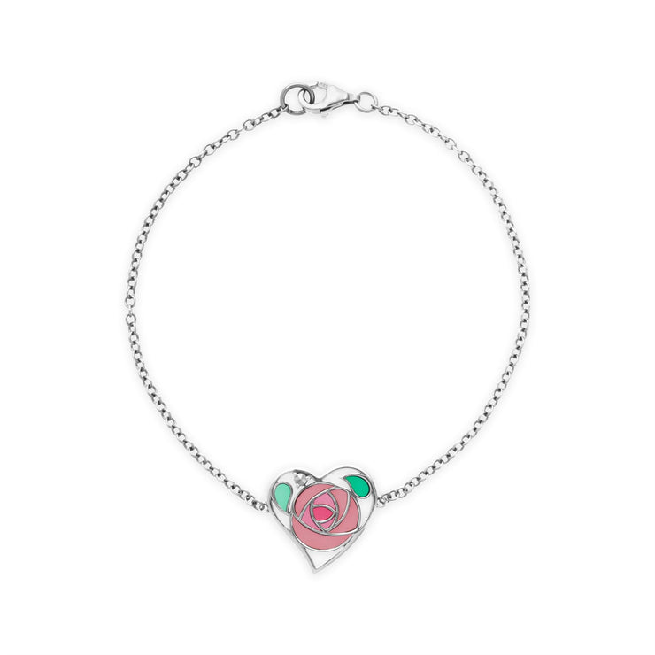 Marcassite Bracelet, Argent Sterling 0.08 Marcassite Rennie Mackintosh Style Bracelet