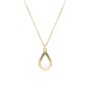 Collier Porte-Photo Bona Fide avec Nacre forme Poire