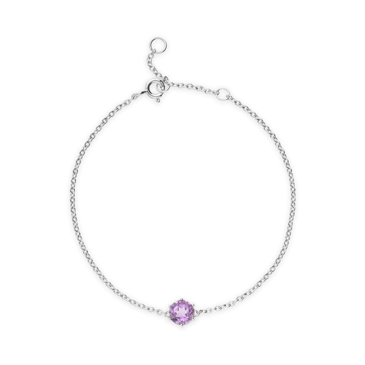 Bracelet et Bague Géométrique Argent 925 Améthyste Octogonal