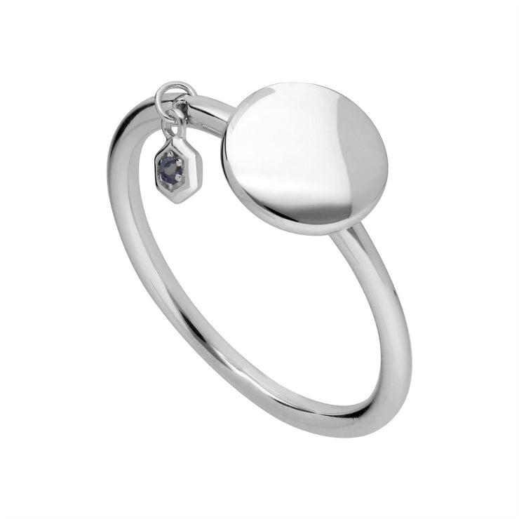 Bague à Graver Argent 925 Tanzanite