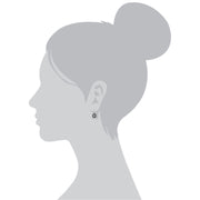 Boucles d'Oreilles Pendantes Octogonales Style Art Déco Argent 925 Nacre et Marcassite