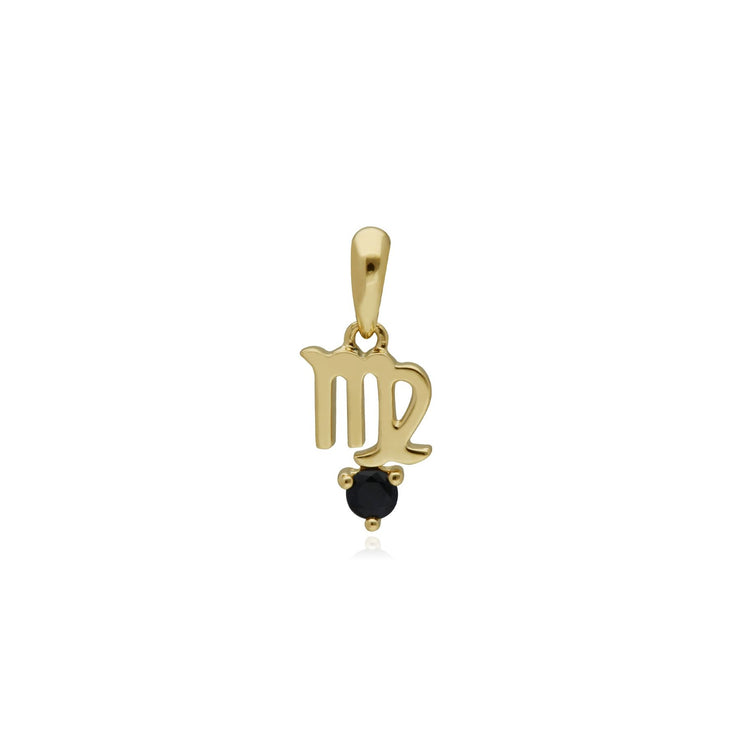 Charms Zodiaque Vierge Or Jaune 375 Saphir