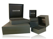 Gemondo Bague Rubis, 9ct Or Blanc 0.15ct Rubis & Diamant Bague Fleur