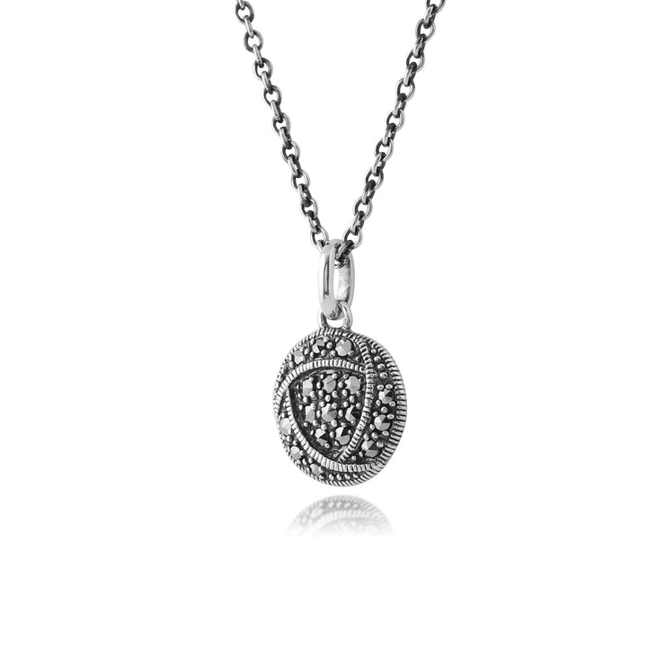 Collier Style Rennie Mackintosh Argent 925 Marcassite