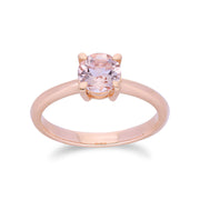Bague 9ct or Rose Morganite