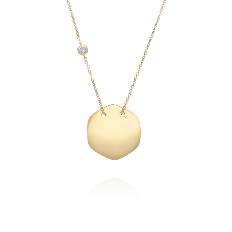 Collier à Graver Argent 925 Morganite