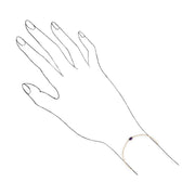 Bracelet Classique Or Jaune 375 Améthyste Ovale