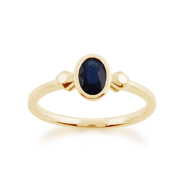 Gemondo 9ct Yellow Gold 0.57ct Sapphire Ring