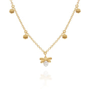 Collier Ras-le-Cou Abeilles Collection Honeyconb Or Jaune 375 Diamant