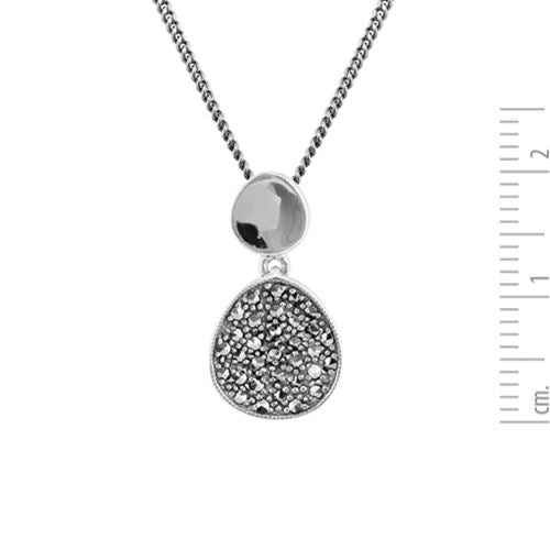 Collier et Boucles d'Oreilles Pendantes Style Art Déco Argent 925 Marcassite