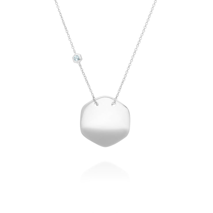 Collier à Graver Argent 925 Grenat