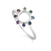 Bague Arc-en-Ciel Argent 925