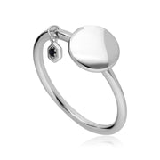 Bague à Graver Argent 925 Saphir