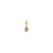 Charm's Collection Achievement Ague-Marine "Pierre de la sérénité" Argent 925 Plaqué Or Jaune