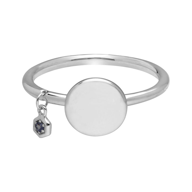 Bague à Graver Argent 925 Tanzanite